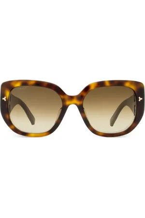 Bally Sonnenbrille mit Butterfly-Gestell