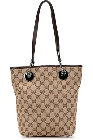 Gucci 2000-2015 GG Canvas Eclipse Shopper