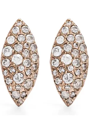 Noguchi 14kt Weißgoldohrringe mit Diamant