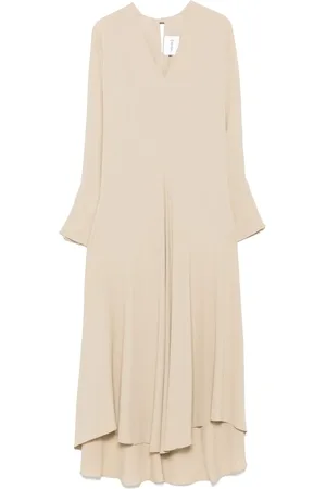 NUDE Mittellanges Kreppkleid