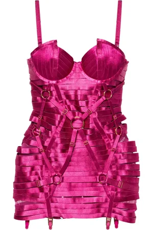 BORDELLE Angela Minikleid aus Satin