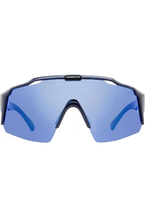 Moncler Sonnenbrille mit Shield-Gestell