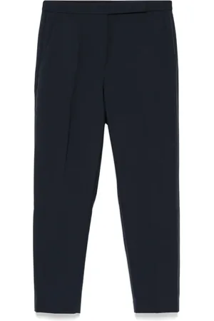 THEORY Schmale Cropped-Hose mit hohem Bund