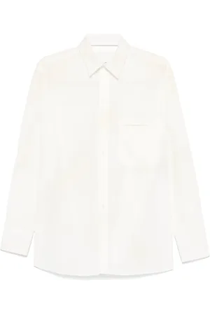 Maison Margiela Hemd mit Cut-Out-Kragen