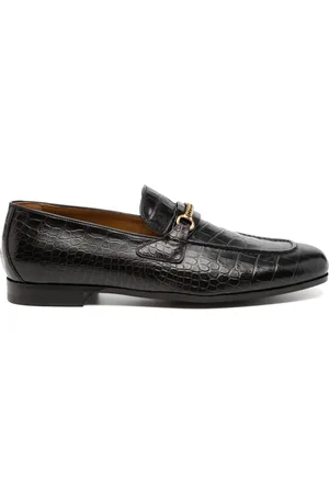 Tom Ford Loafer mit Kroko-Optik