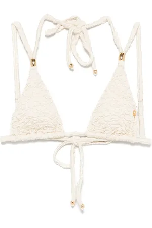 PATBO Bikinioberteil aus Papillon-Jacquard