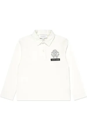 Roberto Cavalli Poloshirt mit Logo-Stickerei