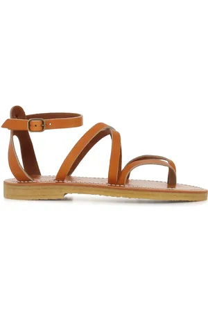 K jacques Flache Riemensandalen