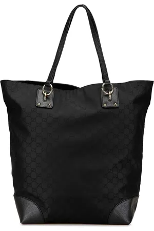 Gucci 2000-2015 GG Tote Bag aus Nylon mit Anhänger