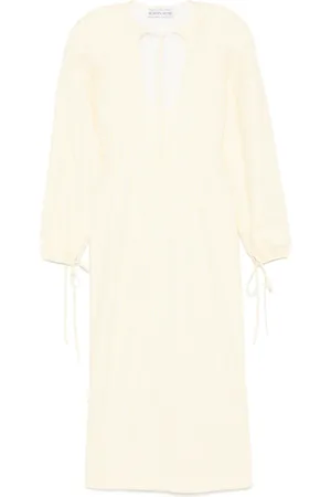 Rowen Rose Gestreiftes Maxikleid