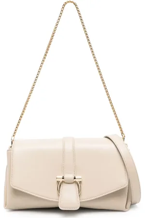 Salvatore Ferragamo Schultertasche mit Logo-Schild