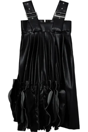 Comme des Garçons Midikleid aus Leder