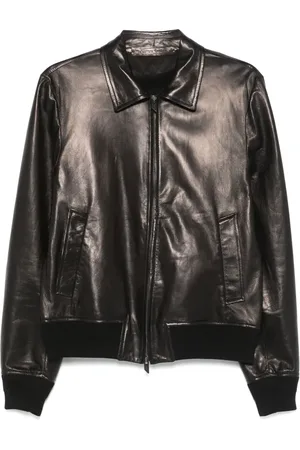 SALVATORE SANTORO Leather bomber jacket