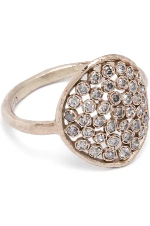 Noguchi 14kt Tsubu Gelbgoldring mit Diamant