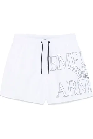 Emporio Armani Badeshorts mit Logo-Print