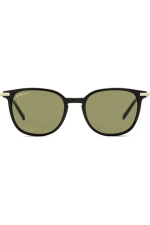Salvatore Ferragamo Sonnenbrille mit eckigem Gestell