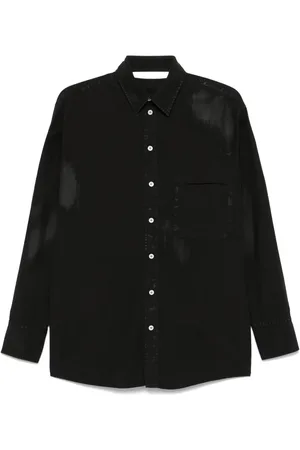 Maison Margiela Hemd mit Cut-Out-Kragen