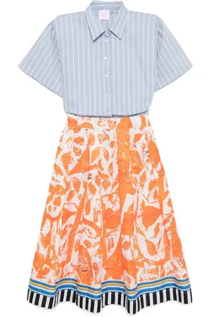 Stella Jean Maxikleid mit Patches