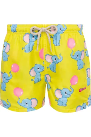 MC2 SAINT BARTH Badeshorts mit Elefanten-Print