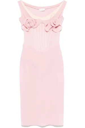 MAGDA BUTRYM Minikleid mit Blumenapplikation