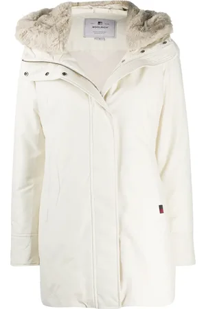 Woolrich Kapuzenmantel mit Reißverschluss