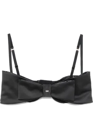 Elisabetta Franchi Top aus Duchesse-Satin mit Schleife