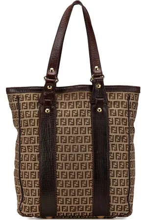 Fendi 2000-2010 Zucchino Canvas Tote Bag