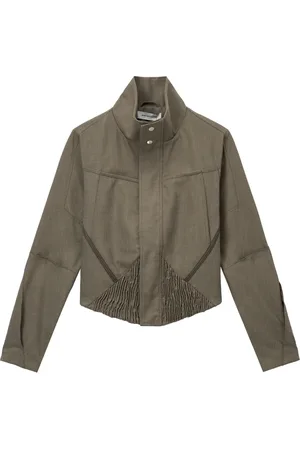 Kiko Kostadinov Jacke mit gerafftem Detail