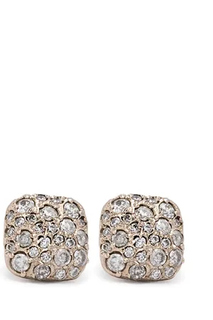 Noguchi 14kt Weißgoldohrstecker