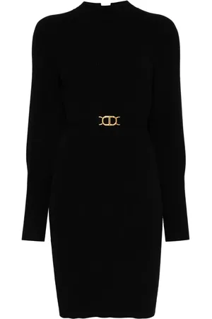 Twin-Set Geripptes Minikleid aus Strick