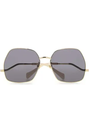 Gucci Sonnenbrille mit Oversized-Gestell