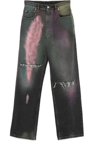 Maison Margiela Jeans mit Graffiti-Effekt
