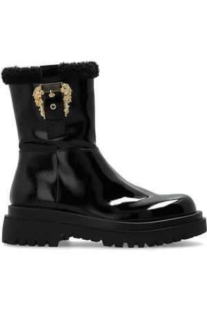VERSACE Drew Stiefel mit barocker Schnalle