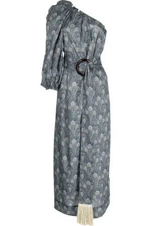 Nackiye Asymmetrisches Maxikleid