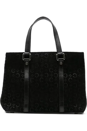 Céline 20th Century C Macadam Handtasche aus Wildleder