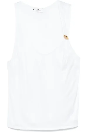 Elisabetta Franchi Jersey-Tanktop mit Logo