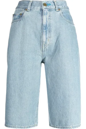 TU ES MON TRESOR Jeans-Bermudas mit hohem Bund