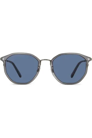Bally Sonnenbrille mit geometrischem Gestell
