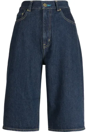 TU ES MON TRESOR Jeans-Bermudas mit hohem Bund