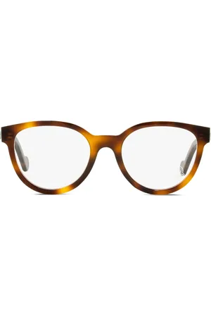 Moncler Brille mit ovalem Gestell