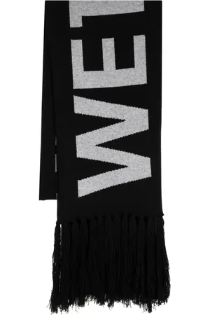 We11 Done Schal mit Logo-Jacquard