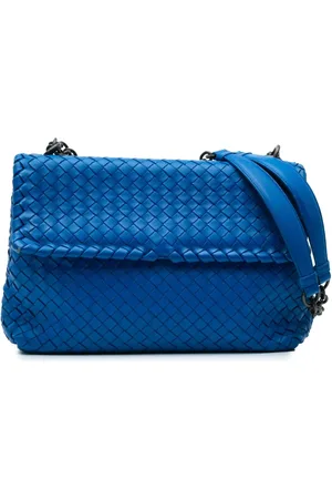 Bottega Veneta 2012-2024 mittelgroße Intrecciato Olimpia Schultertasche aus Nappaleder