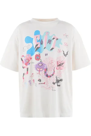 SAINT MXXXXXX T-Shirt mit Illustration-Print