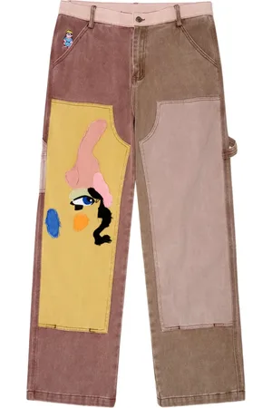 KIDSUPER STUDIOS Hose im Patchwork-Look