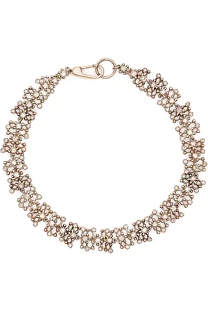 Noguchi 14kt Weißgoldarmband mit Diamanten
