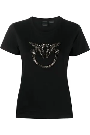 Pinko Verziertes Love T-Shirt