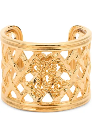 Roberto Cavalli Armspange mit Logo-Schild
