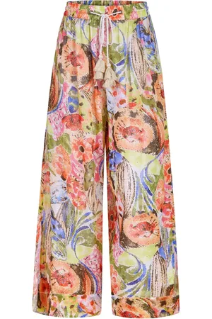 Marie Oliver Weite Ariel Hose mit Blumen-Print
