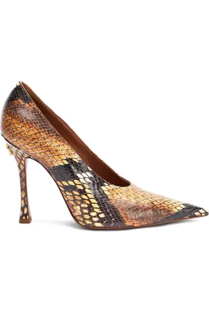 Roberto Cavalli High-Heels mit Schlangen-Prägung
