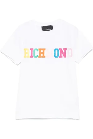 John Richmond T-Shirt mit Logo-Stickerei